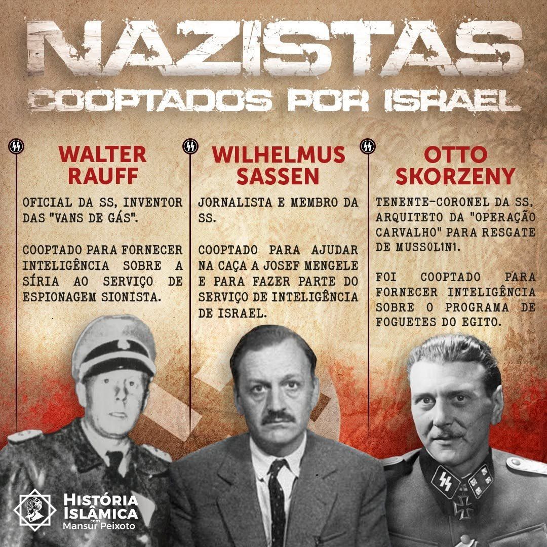 Nazistas cooptados por Israel