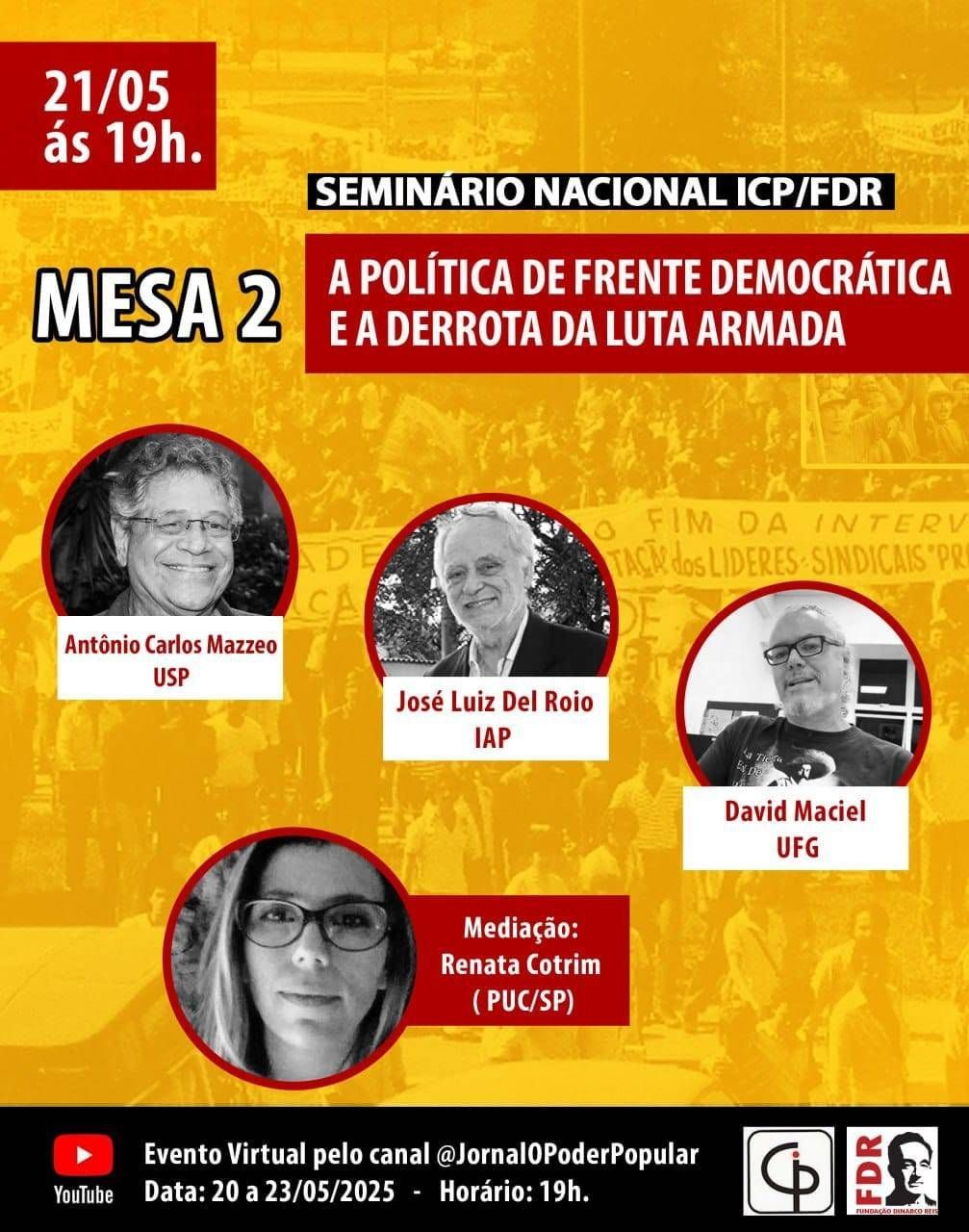 Vem Aí! Seminário Nacional do ICP e da FDR