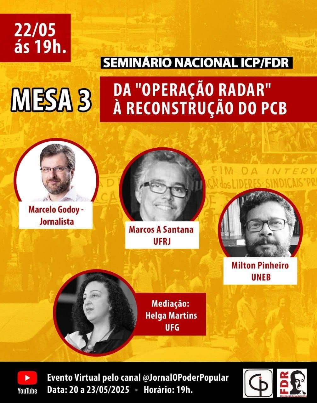 Vem Aí! Seminário Nacional do ICP e da FDR