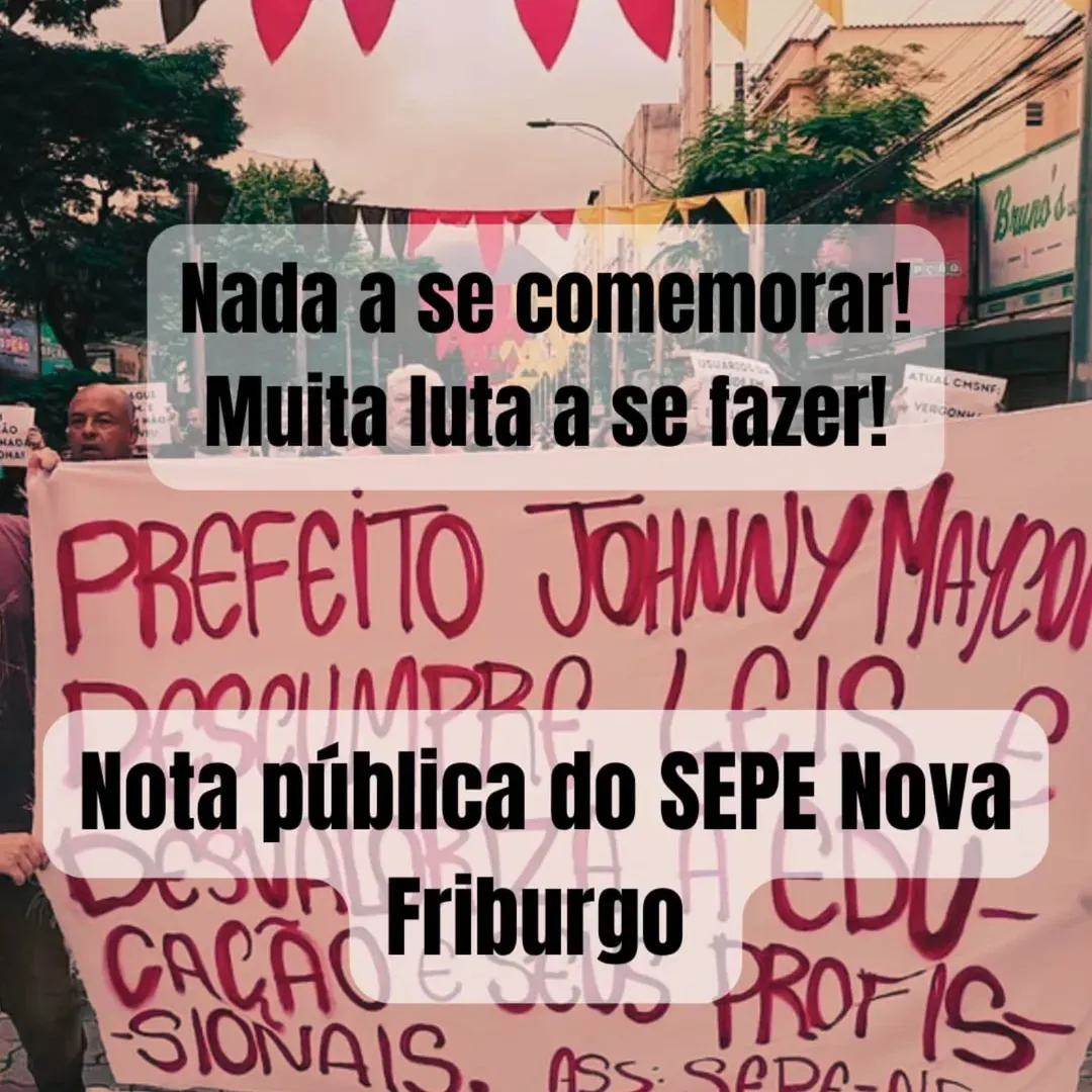 Nada a se comemorar no dia do servidor, muita luta a se fazer!