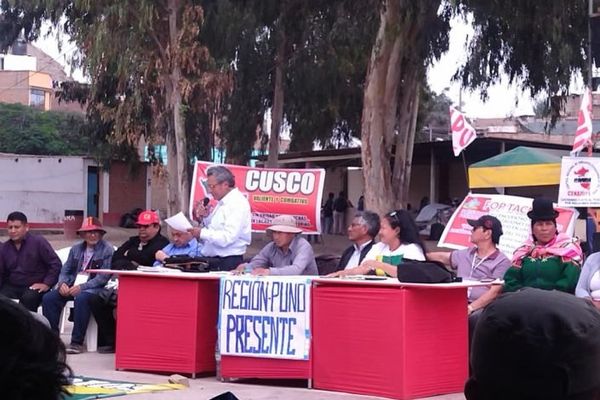 Encontro nacional em Lima agenda dez dias de protesto contra Boluarte