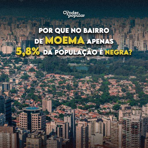 Por que no bairro de Moema apenas 5,8% da população é negra?