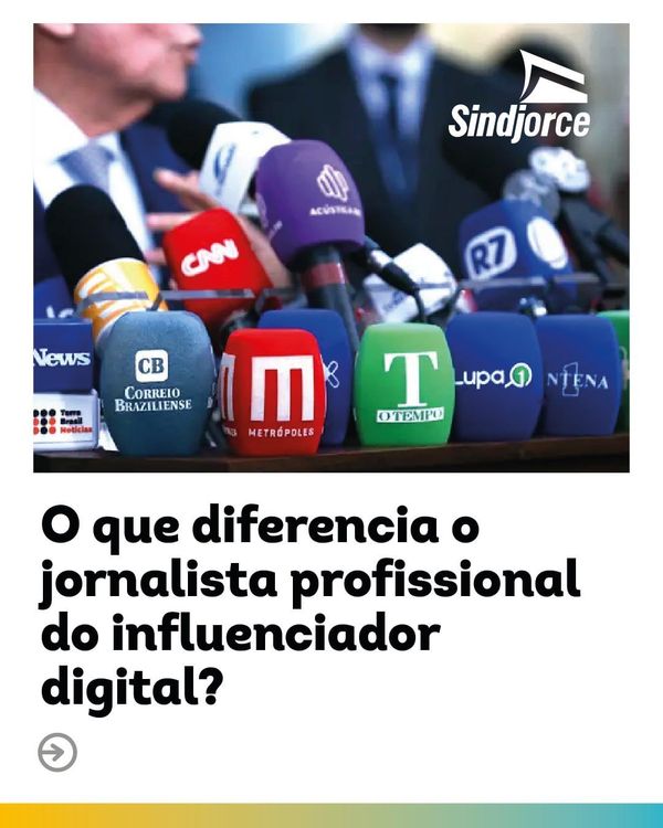 O que diferencia o jornalista profissional do influenciador digital?