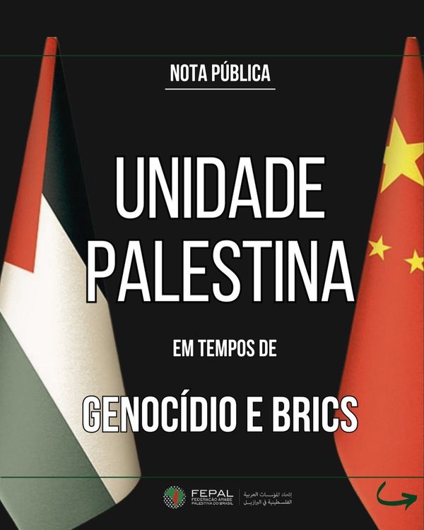 Unidade palestina em tempos de genocídio e BRICS