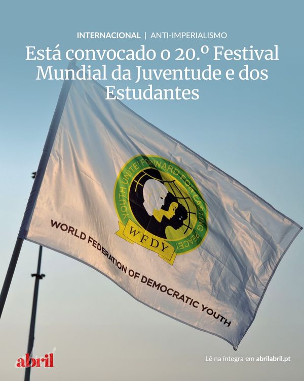 Está convocado o 20.º Festival Mundial da Juventude e dos Estudantes
