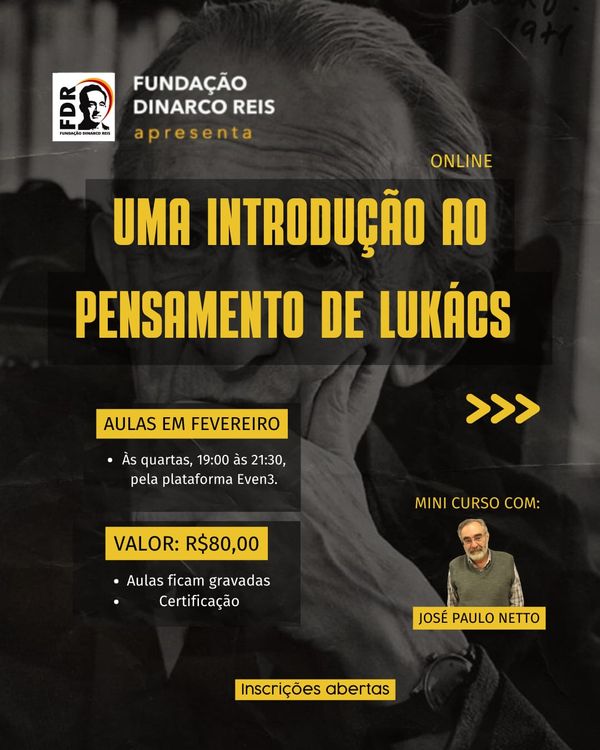 Curso: Uma introdução ao pensamento de Lukács