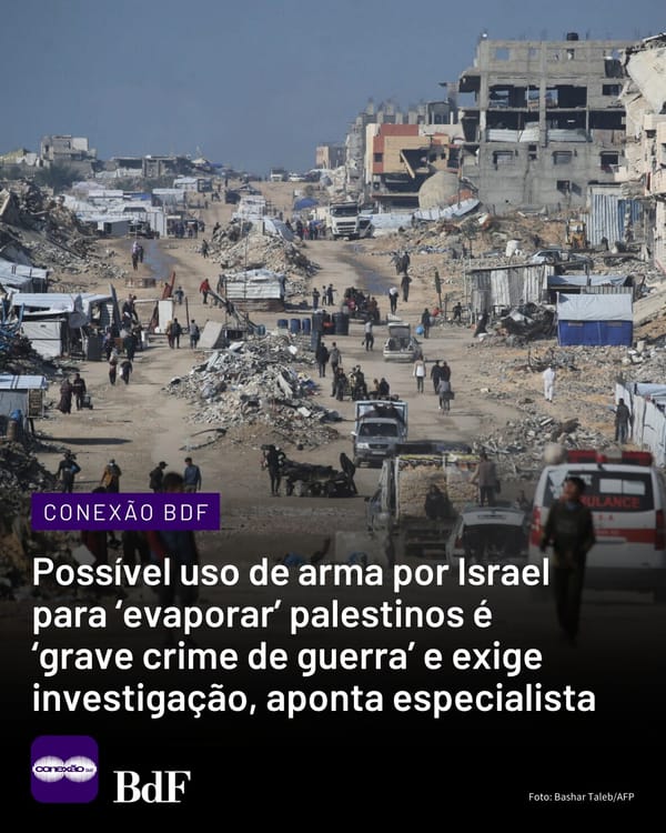 Israel usou arma que fez ‘evaporar’ quase três mil palestinos em Gaza, aponta investigação da Al Jazeera