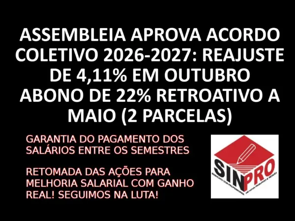 Sinpro Nova Friburgo e Região Renova CCT 2026/27 da Educação Básica com Reajuste de 4,11%